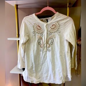 Anthropologie Akemi +Kin Boho Blouse - image 1